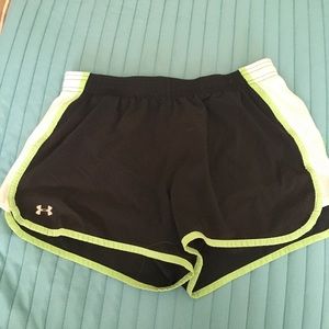 Black with green and white shorts